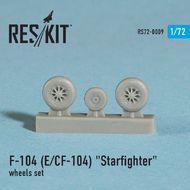 Lockheed F-104 (E) CF-104 'Starfighter' wheels set OUT OF STOCK IN US, HIGHER PRICED SOURCED IN EUROPE #RS72-0009