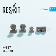  ResKit  1/72 Lockheed F-117 wheels set OUT OF STOCK IN US, HIGHER PRICED SOURCED IN EUROPE RS72-0016