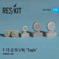  ResKit  1/72 McDonnell-Douglas F-15C/F-15D/F-15J/F-15N) 'Eagle' wheels set OUT OF STOCK IN US, HIGHER PRICED SOURCED IN EUROPE RS72-0022