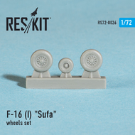  ResKit  1/72 General-Dynamics F-16) 'Sufa' wheels set OUT OF STOCK IN US, HIGHER PRICED SOURCED IN EUROPE RS72-0026