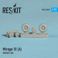  ResKit  1/72 Dassault Mirage IIIA wheels set (designed to used with Heller kits) OUT OF STOCK IN US, HIGHER PRICED SOURCED IN EUROPE RS72-0027