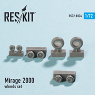Dassault Mirage 2000 wheels set OUT OF STOCK IN US, HIGHER PRICED SOURCED IN EUROPE #RS72-0034