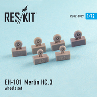  ResKit  1/72 Westland EH-101 Merlin HC.3 wheels set (1/72) OUT OF STOCK IN US, HIGHER PRICED SOURCED IN EUROPE RS72-0039