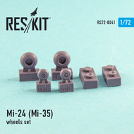  ResKit  1/72 Mil Mi-24 (Mi-35) wheels set (1/72) OUT OF STOCK IN US, HIGHER PRICED SOURCED IN EUROPE RS72-0041