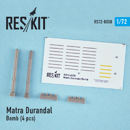  ResKit  1/72 Matra Durandal Bomb (4 pcs) (F-15E Strike Eagle, F-111, Mirage 2000) OUT OF STOCK IN US, HIGHER PRICED SOURCED IN EUROPE RS72-0050