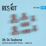 Sikorsky UH-34D/UH-34J Seahorse / Westland Wessex (NAVY Version) wheels set OUT OF STOCK IN US, HIGHER PRICED SOURCED IN EUROPE #RS72-0054