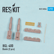  ResKit  1/72 BGL-400 free-fall general -purpose bombs x 2 pcs) OUT OF STOCK IN US, HIGHER PRICED SOURCED IN EUROPE RS72-0056