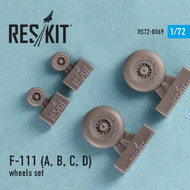  ResKit  1/72 General-Dynamics F-111A/F-111B/F-111C/F-111D) wheels set OUT OF STOCK IN US, HIGHER PRICED SOURCED IN EUROPE RS72-0069