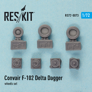 Convair F-102A Delta Dagger wheels set OUT OF STOCK IN US, HIGHER PRICED SOURCED IN EUROPE #RS72-0073