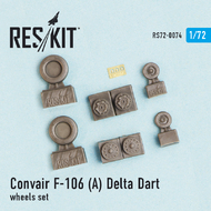  ResKit  1/72 Convair F-106 Delta Dart wheels set OUT OF STOCK IN US, HIGHER PRICED SOURCED IN EUROPE RS72-0074