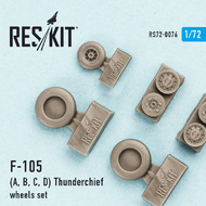  ResKit  1/72 Republic F-105A, F-105B, F-105C, F-105D Thunderchief wheels set OUT OF STOCK IN US, HIGHER PRICED SOURCED IN EUROPE RS72-0076