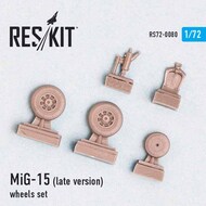  ResKit  1/72 Mikoyan MiG-15 (late version) wheels set OUT OF STOCK IN US, HIGHER PRICED SOURCED IN EUROPE RS72-0080