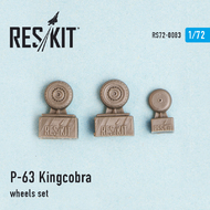 Bell P-39D/P-39N/TP-39Q/N Kingcobra wheels set OUT OF STOCK IN US, HIGHER PRICED SOURCED IN EUROPE #RS72-0083