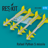 ResKit  1/72 Rafael Python 5 missile (4 pcs) (F-16I, F-16D, F-15I, Mirage F.1) OUT OF STOCK IN US, HIGHER PRICED SOURCED IN EUROPE RS72-0085