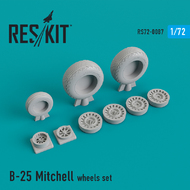 North-American B-25B/B-25C/B-25J Mitchell wheels set OUT OF STOCK IN US, HIGHER PRICED SOURCED IN EUROPE #RS72-0087