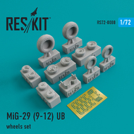  ResKit  1/72 Mikoyan MiG-29 (9-12) UB wheels set OUT OF STOCK IN US, HIGHER PRICED SOURCED IN EUROPE RS72-0088