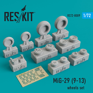  ResKit  1/72 Mikoyan MiG-29 (9-13) wheels set OUT OF STOCK IN US, HIGHER PRICED SOURCED IN EUROPE RS72-0089