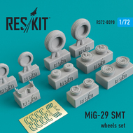  ResKit  1/72 Mikoyan MiG-29 SMT wheels set OUT OF STOCK IN US, HIGHER PRICED SOURCED IN EUROPE RS72-0090