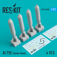 RS72-0108 BL755 Cluster Bomb (4 pcs) OUT OF STOCK IN US, HIGHER PRICED SOURCED IN EUROPE #RS72-0108
