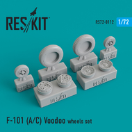  ResKit  1/72 McDonnell F-101A/F-101C Voodoo wheels set OUT OF STOCK IN US, HIGHER PRICED SOURCED IN EUROPE RS72-0112