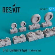 ResKit  1/72 B-57 Canberra type 1 wheels set OUT OF STOCK IN US, HIGHER PRICED SOURCED IN EUROPE RS72-0117