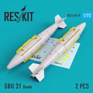  ResKit  NoScale GBU 31 bomb x 2 OUT OF STOCK IN US, HIGHER PRICED SOURCED IN EUROPE RS72-0119