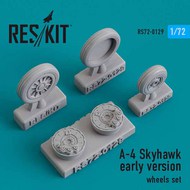 Douglas A-4 Skyhawk early version wheels set OUT OF STOCK IN US, HIGHER PRICED SOURCED IN EUROPE #RS72-0129