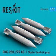 RBK-250-275 AO-1 Cluster bomb (4 pcs) OUT OF STOCK IN US, HIGHER PRICED SOURCED IN EUROPE #RS72-0142