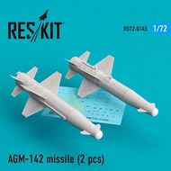  ResKit  1/72 AGM-142 missile (2 pcs) (McDonnell F-4, F-15 Eagle, F-16, General-Dynamics F-111) OUT OF STOCK IN US, HIGHER PRICED SOURCED IN EUROPE RS72-0145