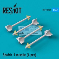  ResKit  1/72 Shafrir-1 missile (4) pcs (Dassault Mirage IIIC, Mirage IIICJ, Vautour II) OUT OF STOCK IN US, HIGHER PRICED SOURCED IN EUROPE RS72-0147