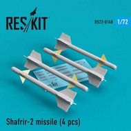  ResKit  1/72 Shafrir-2 missile (4) pcs (Dassault Mirage IIIC, Mirage IIICJ, Super Mystere) OUT OF STOCK IN US, HIGHER PRICED SOURCED IN EUROPE RS72-0148