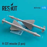  ResKit  1/72 R-23D missile 2 pcs Mikoyan MiG-23 OUT OF STOCK IN US, HIGHER PRICED SOURCED IN EUROPE RS72-0162