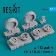 ResKit  1/72 Douglas A-1H/A-1J Skyraider early version wheels set OUT OF STOCK IN US, HIGHER PRICED SOURCED IN EUROPE RS72-0166