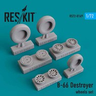 Douglas B-66 Destroyer wheels set OUT OF STOCK IN US, HIGHER PRICED SOURCED IN EUROPE #RS72-0169