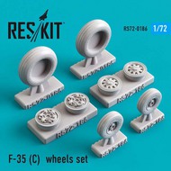  ResKit  1/72 Lockheed-Martin F-35C Lightning wheels set OUT OF STOCK IN US, HIGHER PRICED SOURCED IN EUROPE RS72-0186