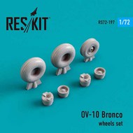  ResKit  1/72 North-American/Rockwell OV-10A/C/OV-10D Bronco wheels set OUT OF STOCK IN US, HIGHER PRICED SOURCED IN EUROPE RS72-0197