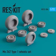 Messerschmitt Me.262A-1/Me.262B-2 Type 1 wheels set OUT OF STOCK IN US, HIGHER PRICED SOURCED IN EUROPE #RS72-0204