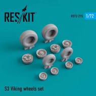  ResKit  1/72 Lockheed S-3A/S-3B Viking wheels OUT OF STOCK IN US, HIGHER PRICED SOURCED IN EUROPE RS72-0215