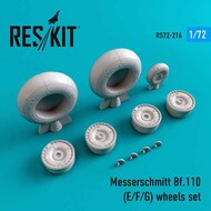  ResKit  1/72 Messerschmitt Bf.110E/Bf.110F/Bf.110G) wheels set OUT OF STOCK IN US, HIGHER PRICED SOURCED IN EUROPE RS72-0216
