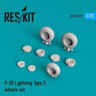  ResKit  1/72 Lockheed P-38 Lightning Type 2 wheels set OUT OF STOCK IN US, HIGHER PRICED SOURCED IN EUROPE RS72-0221