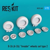  ResKit  1/72 Douglas B-26 (A-26) Invader wheels set type 2 OUT OF STOCK IN US, HIGHER PRICED SOURCED IN EUROPE RS72-0261