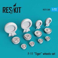 Grumman F11 Tiger wheels set OUT OF STOCK IN US, HIGHER PRICED SOURCED IN EUROPE #RS72-0268