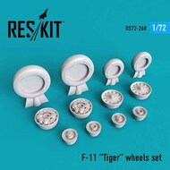 Grumman F11 Tiger wheels set #RS72-0268