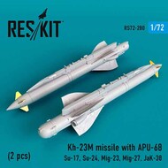 Kh-23M missile with APU-68 (2 pcs) OUT OF STOCK IN US, HIGHER PRICED SOURCED IN EUROPE #RS72-0280