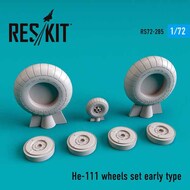 Heinkel He.111 wheels set early type OUT OF STOCK IN US, HIGHER PRICED SOURCED IN EUROPE #RS72-0285
