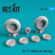 Heinkel He.111 wheels set late type OUT OF STOCK IN US, HIGHER PRICED SOURCED IN EUROPE #RS72-0286