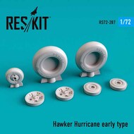 Hawker Hurricane wheels set early type OUT OF STOCK IN US, HIGHER PRICED SOURCED IN EUROPE #RS72-0287