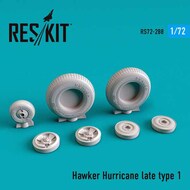 Hawker Hurricane wheels set late type 1 OUT OF STOCK IN US, HIGHER PRICED SOURCED IN EUROPE #RS72-0288