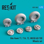  ResKit  1/72 BAe Hawk T.1, T.1A, T2, Mk.50/Mk.60/Mk.100 Wheels set OUT OF STOCK IN US, HIGHER PRICED SOURCED IN EUROPE RS72-0303