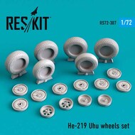 Heinkel He.219A-0/A-7 UHU wheels set OUT OF STOCK IN US, HIGHER PRICED SOURCED IN EUROPE #RS72-0307